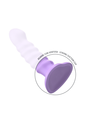 Wibrujące dildo na przyssawce sterowane pilotem
