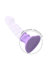 Wibrujące dildo na przyssawce sterowane pilotem