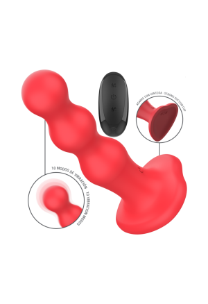 Wibrujące dildo z mocnym silnikiem sterowane pilotem - 16cm