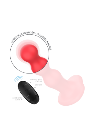 Wibrujące dildo z mocnym silnikiem sterowane pilotem - 16cm