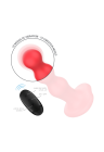 Wibrujące dildo z mocnym silnikiem sterowane pilotem - 16cm