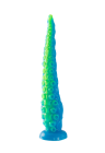 Fantazyjne, fluorescencyjne dildo - macka, 25,5 cm