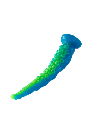 Fantazyjne, fluorescencyjne dildo - macka, 25,5 cm