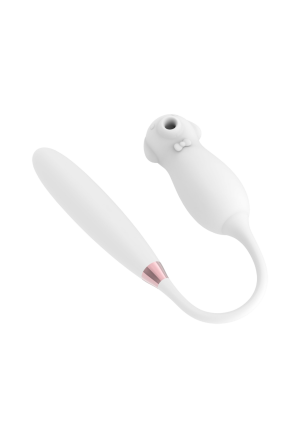 Stymulator łechtaczki z wibracjami i falą powietrzną