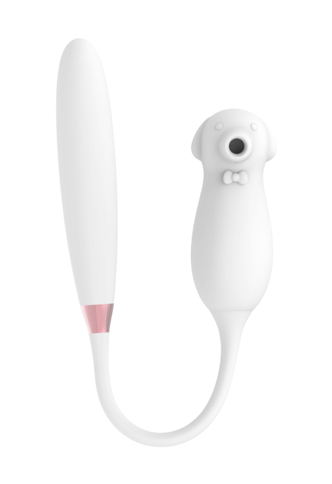 Stymulator łechtaczki z wibracjami i falą powietrzną
