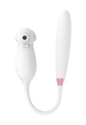 Stymulator łechtaczki z wibracjami i falą powietrzną