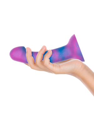 Dildo na przyssawce w fantazyjnych kolorach - 15 cm