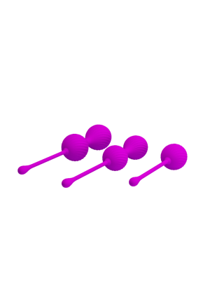 Progresywne, purpurowe kulki Kegla z prążkowaniem