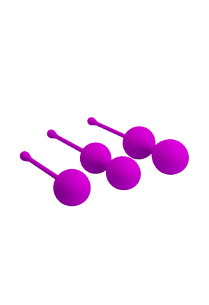Progresywne, purpurowe kulki Kegla z prążkowaniem