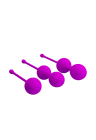 Progresywne, purpurowe kulki Kegla z prążkowaniem