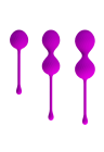 Progresywne, purpurowe kulki Kegla z prążkowaniem