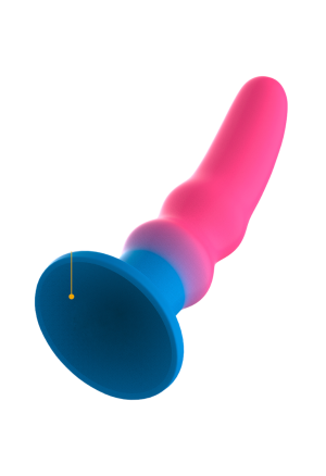 Kolorowe dildo z mocną przyssawką - 13 cm