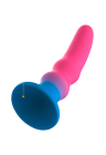 Kolorowe dildo z mocną przyssawką - 13 cm