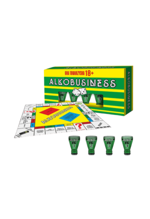 Gra "Alkobiznes" z 4 kieliszkami