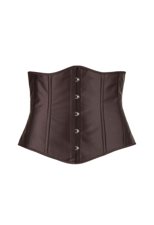 Klasyczny, czarny gorset z fiszbinami - Plus Size
