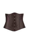 Klasyczny, czarny gorset z fiszbinami - Plus Size