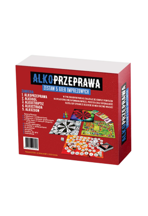 Alkoprzerwa 5 w 1- zestaw pięciu gier imprezowych