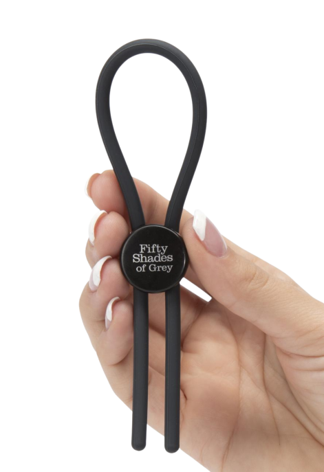 Regulowany, silikonowy pierścień erekcyjny - Pięćdziesiąt twarzy Greya (Fifty Shades of Grey)