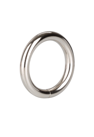 Metaliczny, srebrny pierścień, mały 3,25 cm