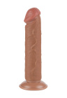 Dildo z realistycznego, dwuwarstwowego materiału z przesuwającą się skórą  - 20 cm