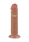Dildo z realistycznego, dwuwarstwowego materiału z przesuwającą się skórą  - 20 cm