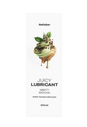 Lubrykant na bazie wody o smaku mięty połączonym z ciepłą nutą mokki - 300 ml