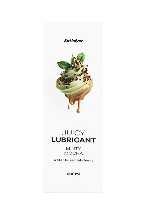 Lubrykant na bazie wody o smaku mięty połączonym z ciepłą nutą mokki - 300 ml