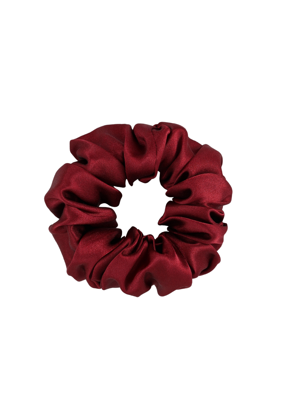 Bordowe scrunchie w rozmiarze mini Bordowe scrunchie w rozmiarze mini