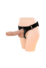 Uniwersalna uprząż strap-on z realistycznym dildo