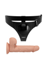 Uniwersalna uprząż strap-on z realistycznym dildo