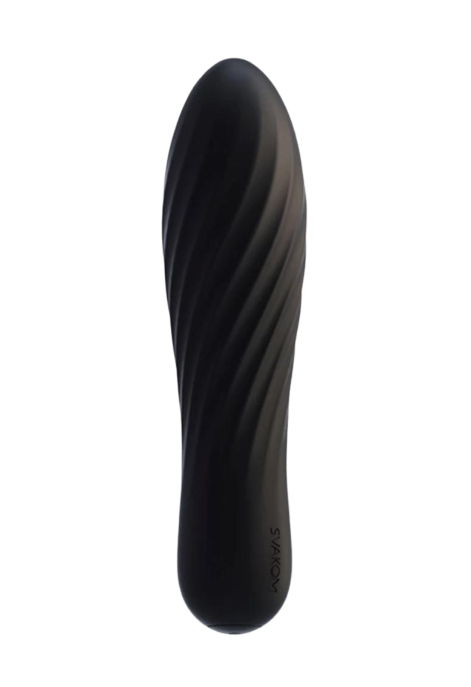 Svakom- elegancki, czarny wibrator w wersji kieszonkowej Svakom- elegancki, czarny wibrator w wersji kieszonkowej