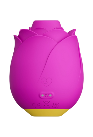 Stymulator łechtaczki w kształcie pięknej róży z technologią Pleasure Air
