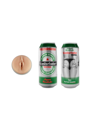 Dyskretny i realistyczny masturbator w formie puszki