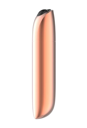 Mini wibrator w kształcie pocisku w złotym kolorze