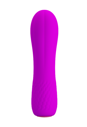 Subtelny, mini wibrator w odcieniu purpurowym