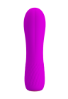 Subtelny, mini wibrator w odcieniu purpurowym