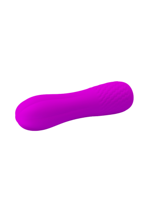 Subtelny, mini wibrator w odcieniu purpurowym