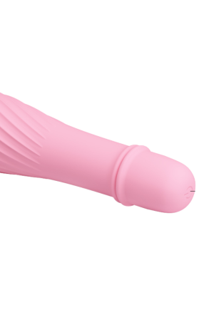 Jasnoróżowy mini wibrator, stymulator łechtaczki