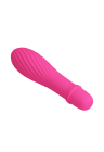 Ciemnoróżowy mini wibrator, stymulator łechtaczki