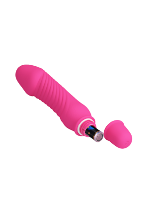 Dyskretny mini wibrator, ciemno różowy