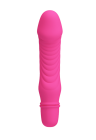 Dyskretny mini wibrator, ciemno różowy