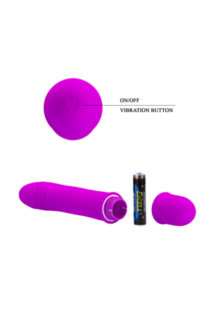 Wodoodporny mini wibrator, purpurowy