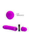 Wodoodporny mini wibrator, purpurowy