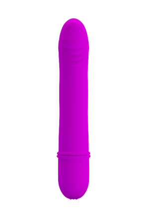 Wodoodporny mini wibrator, purpurowy