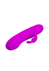 Mini wibrator z króliczkiem - stymulatorem łechtaczki
