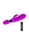 Mini wibrator z króliczkiem - stymulatorem łechtaczki