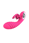 Wibrator - króliczek ze spiralną teksturą, 36 funkcji wibracji