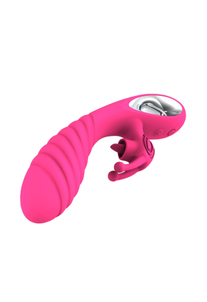 Wibrator - króliczek ze spiralną teksturą, 36 funkcji wibracji
