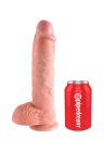 Super realistyczne dildo na przyssawce - 25 cm