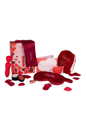 Zestaw Wand Pleasure Kit - masażer wraz z dodatkami na wieczór